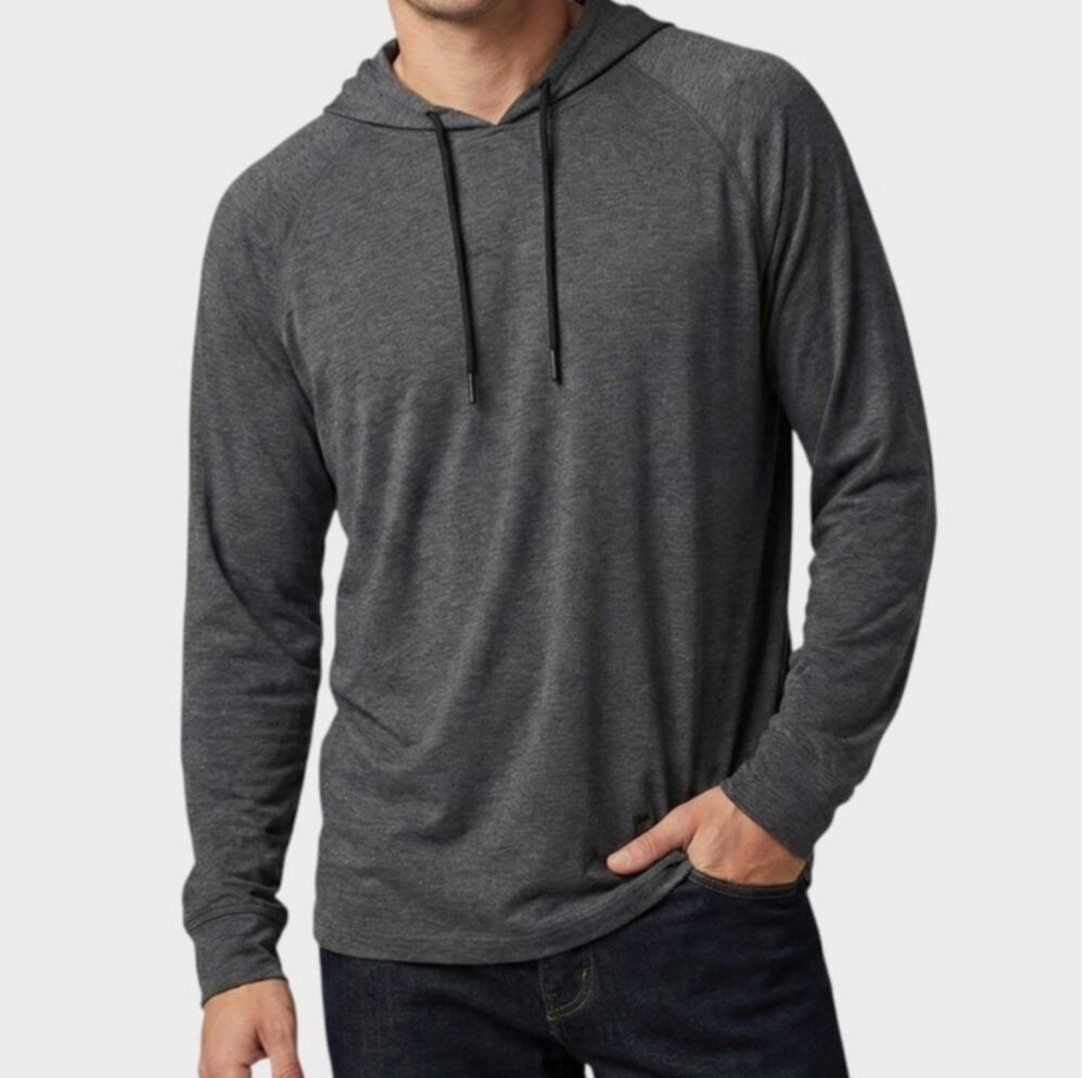 MTA Sport Mens XXXL Gray Hooded TShirt Polyester